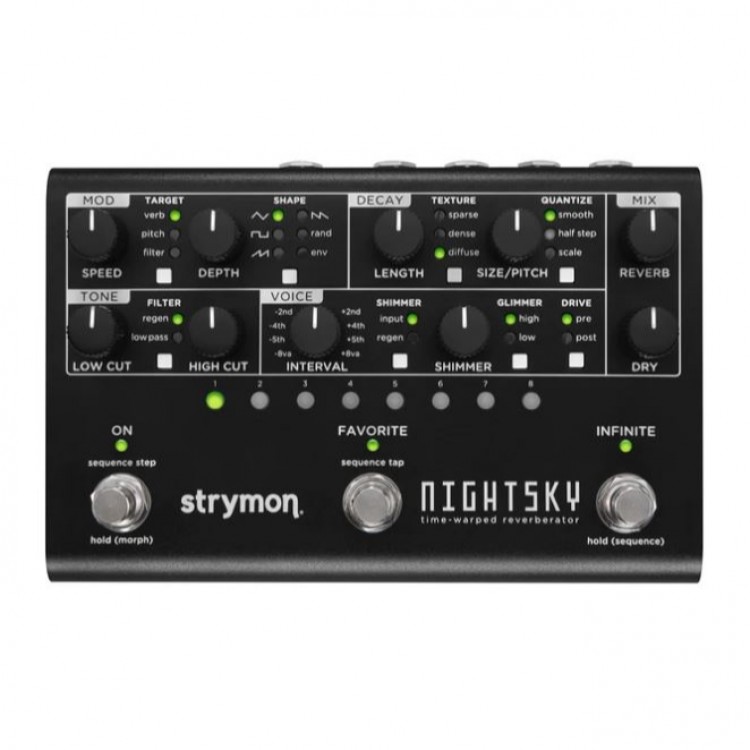 Strymon NightSky Time Warped Reverberator 限量午夜黑 迴響效果器
